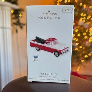 2012 Hallmark Keepsake 1966 Ford F-100 Ornament - All-American Trucks series